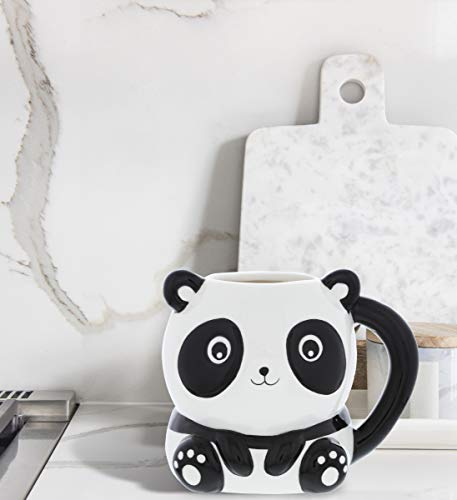Cute Ceramic Panda Coffee Mug - 17 oz