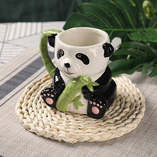 Hand Painted 17oz Ceramic Panda Coffee Tea Mug