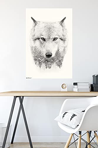 Wolf Trees Poster: 22.375" x 34" - Unframed