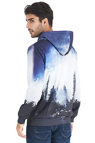 Wolf 3D Hoodie Sweatshirt - Warm Winter Fleece