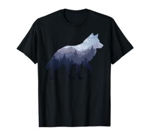 Mountain Wolf Silhouette T-Shirt