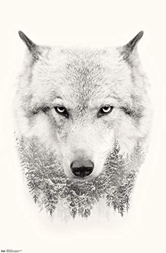 Wolf Trees Poster: 22.375" x 34" - Unframed