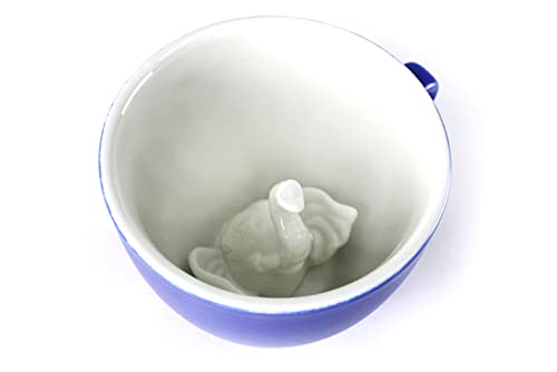 Elephant Ceramic Cup - Hidden Animal - Perfect Gift