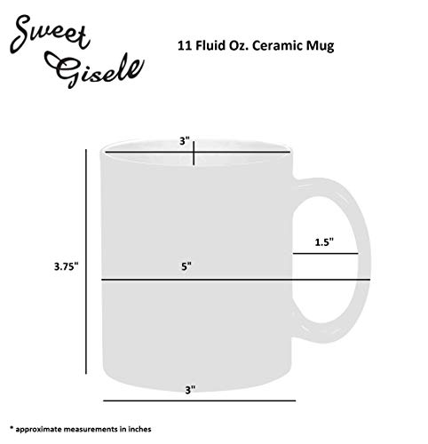 Elephant Ceramic Travel Mug, Cute Animal Design, 11 oz