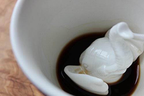 Elephant Ceramic Cup - Hidden Animal - Perfect Gift