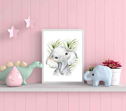 Cute Baby Elephant Canvas Wall Art for Various Spaces