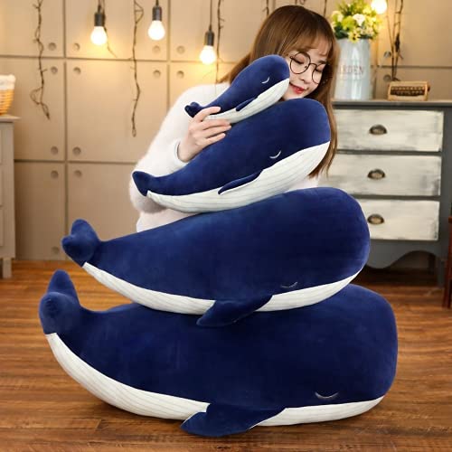 Whale Stuffed Animal - Soft Simulation Toy (10")