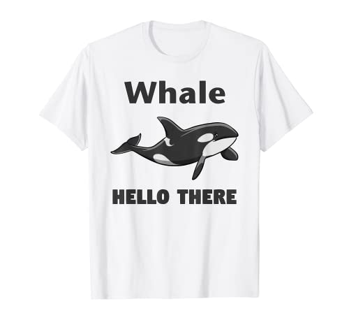 Funny Whale Hello Killer Orca Lover Tee