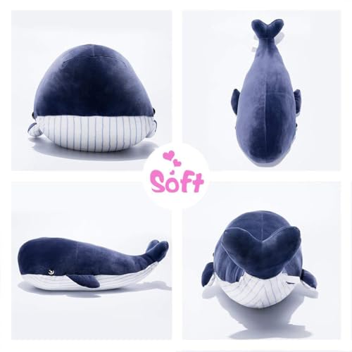 Blue Whale Stuffed Animal: Giant Soft Hugging Pillow