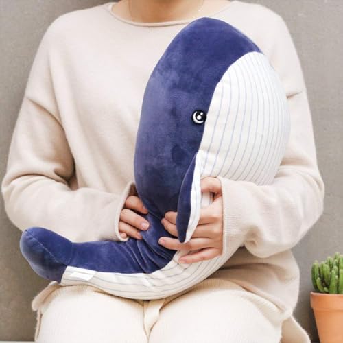 Blue Whale Stuffed Animal: Giant Soft Hugging Pillow