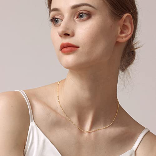 Whale Tail Pendant Necklace Set, Gold Plated, Adjustable