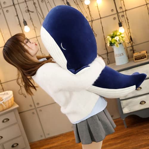 Whale Stuffed Animal - Soft Simulation Toy (10")