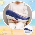 Blue Whale Stuffed Animal: Giant Soft Hugging Pillow