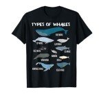 Whales Guide T-Shirt: Adorable Ocean Creatures