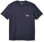Vine Americana Whale Pocket T-shirt - Blue Blazer
