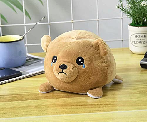 Reversible Plushie Bear - Show Your Mood!