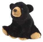 Cuddlekins Black Bear Plush Toy for Kids