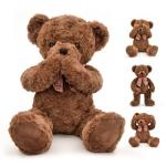 20" Cute Dark Brown Teddy Bear Plush Toy