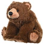 Wild Republic 12-Inch Brown Bear Plush Toy