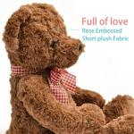 20" Cute Dark Brown Teddy Bear Plush Toy