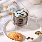 Cute Bear Double Wall Glass Mug 250ml