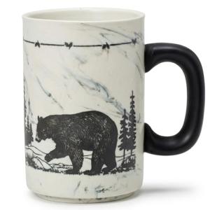 Bear Design 18oz Stoneware Coffee Mug