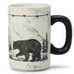 Bear Design 18oz Stoneware Coffee Mug