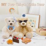Cute Small Teddy Bears Set of 3 Plush Toys