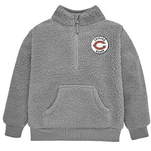 Chicago Bears Toddler Boys' Sherpa Pullover 2T