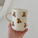 Cute Cartoon Bear Ceramic Coffee Mug 12oz