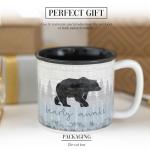 Bearly Awake 17 Oz Coffee Mug for Outdoorsy Fun