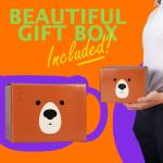 Kawaii 3D Bear Mug - 14 oz Ceramic Cup