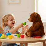 Petting Zoo Bear Plush Toy for Kids