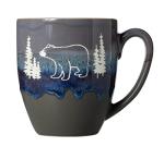 Cape Shore Bear Etched Stoneware Mug, 18oz