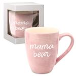 Mama Bear Ceramic Coffee Mug – Pink, 20 oz