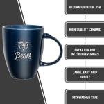Chicago Bears 18oz Ceramic Mug with Sunburst Design