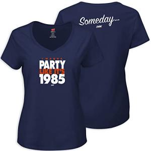 I Wanna Party Like It's 1985 Ladies V-Neck