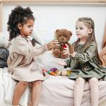 Cute 11.4” Brown Teddy Bear with Heart