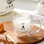 Cute Bear Mugs - Kawaii Glass Coffee Cups