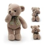 Cuddly Gray Teddy Bear Plush Toy 12