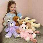 MorisMos Bulk Teddy Bear Plush 7-Pack for Kids