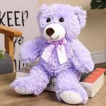 12-Inch Purple Teddy Bear Plush Toy