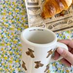 Cute Cartoon Bear Ceramic Coffee Mug 12oz