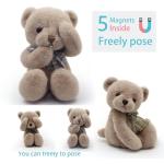 Cuddly Gray Teddy Bear Plush Toy 12