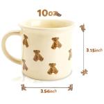 Cute Vintage Teddy Bear Coffee Mug - 10oz