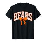 Bears Floral Bow Orange Girls T-Shirt