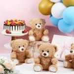 12 Soft Bear Plush Toys for Parties