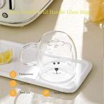 Cute Bear Mugs - Kawaii Glass Coffee Cups