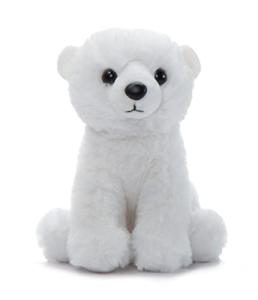 Polar Bear Plush Toy for Kids, 6 Inches