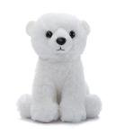 Polar Bear Plush Toy for Kids, 6 Inches